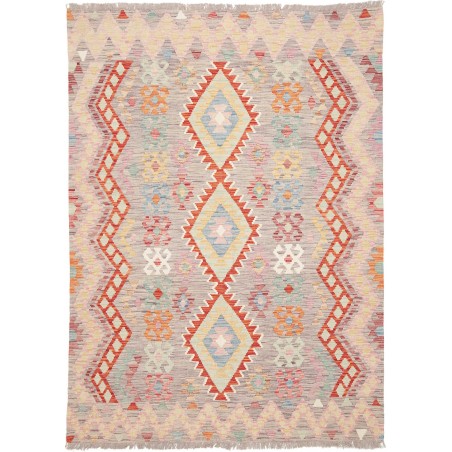 Tappeto Kilim Afghanistan beige marrone 152x210