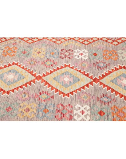 Tappeto Kilim Afghanistan beige marrone 152x210