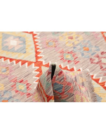 Tappeto Kilim Afghanistan beige marrone 152x210