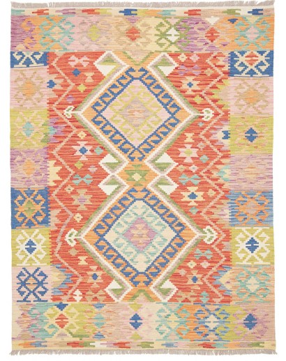 Tappeto Kilim Afghanistan marrone 152x200