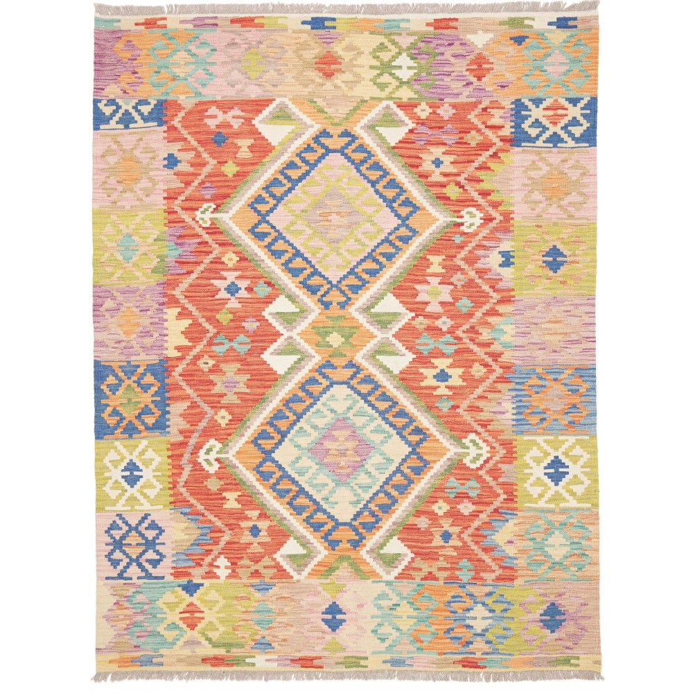 Tappeto Kilim Afghanistan marrone 152x200