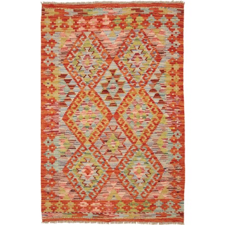 Tappeto Kilim Afghanistan marrone 84x125