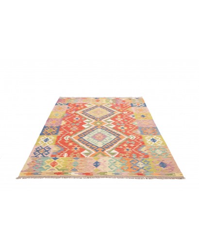 Tappeto Kilim Afghanistan marrone 152x200