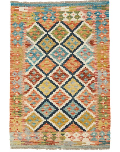 Tappeto Kilim Afghanistan marrone 83x120