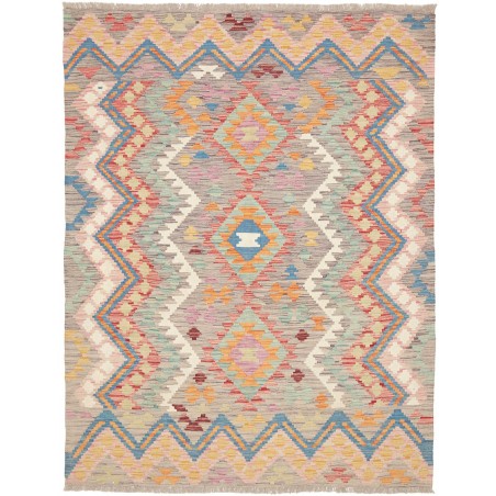 Tappeto Kilim Afghanistan marrone grigio 150x196