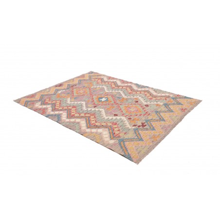 Tappeto Kilim Afghanistan marrone grigio 150x196