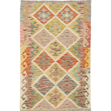 Tappeto Kilim Afghanistan marrone 81x125