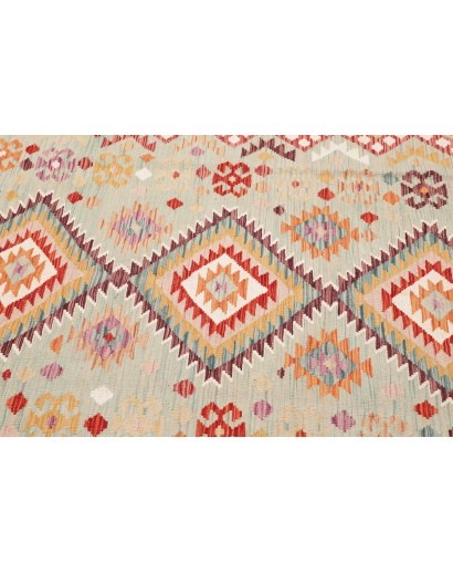 Tappeto Kilim Afghanistan beige marrone 144x199