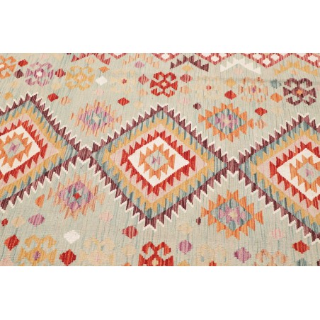 Tappeto Kilim Afghanistan beige marrone 144x199