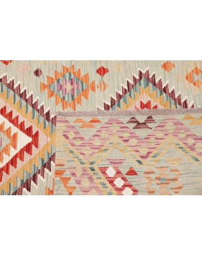 Tappeto Kilim Afghanistan beige marrone 144x199