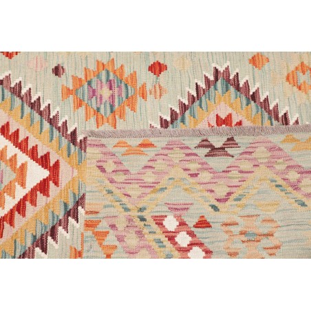 Tappeto Kilim Afghanistan beige marrone 144x199