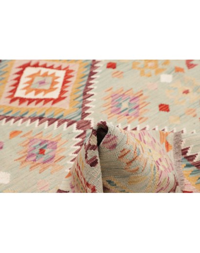 Tappeto Kilim Afghanistan beige marrone 144x199