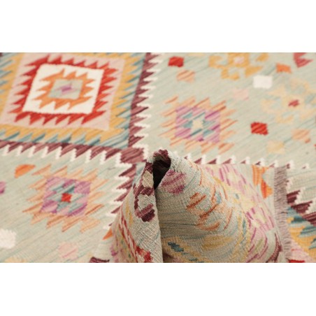 Tappeto Kilim Afghanistan beige marrone 144x199