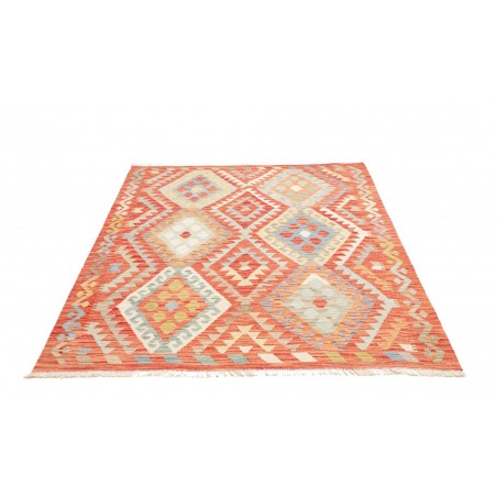 Tappeto Kilim Afghanistan marrone 150x192