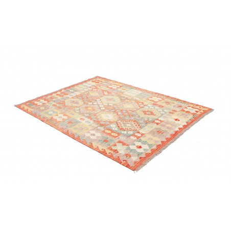 Tappeto Kilim Afghanistan giallo marrone 150x193