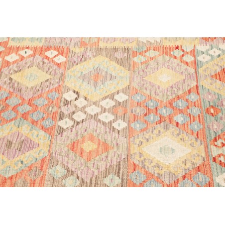 Tappeto Kilim Afghanistan giallo marrone 150x193