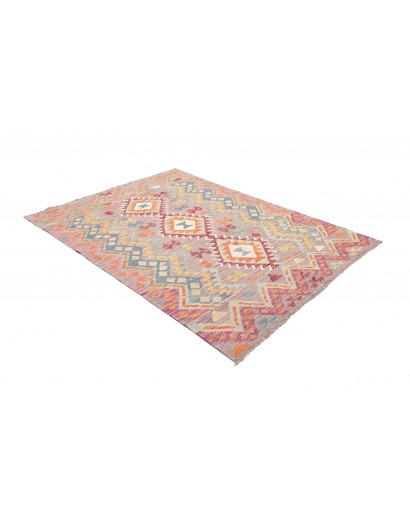Tappeto Kilim Afghanistan marrone arancione 148x199