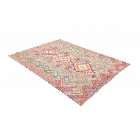 Tappeto Kilim Afghanistan marrone arancione 148x199