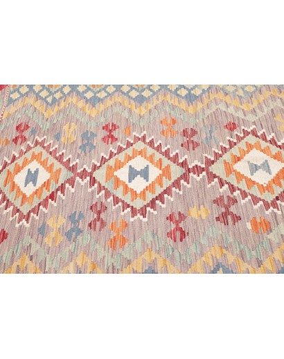 Tappeto Kilim Afghanistan marrone arancione 148x199