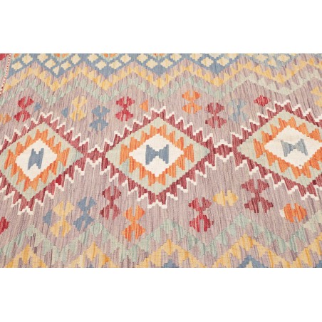 Tappeto Kilim Afghanistan marrone arancione 148x199