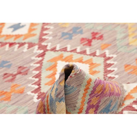 Tappeto Kilim Afghanistan marrone arancione 148x199