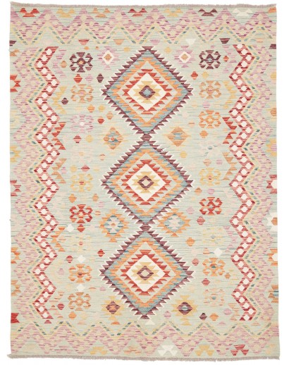 Tappeto Kilim Afghanistan bianco 149x198