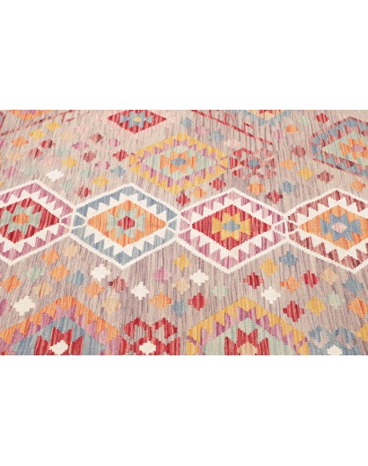 Tappeto Kilim Afghanistan beige marrone 159x206