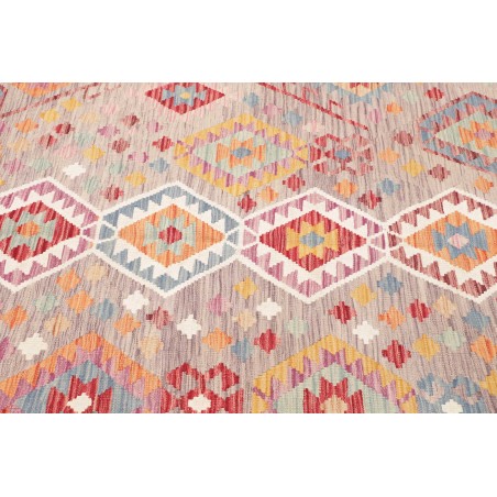 Tappeto Kilim Afghanistan beige marrone 159x206