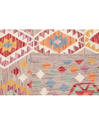 Tappeto Kilim Afghanistan beige marrone 159x206