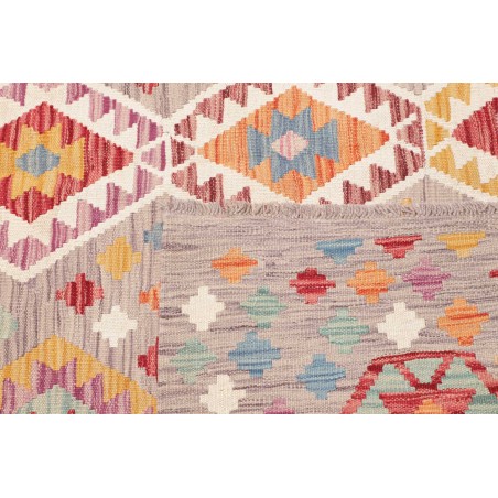 Tappeto Kilim Afghanistan beige marrone 159x206