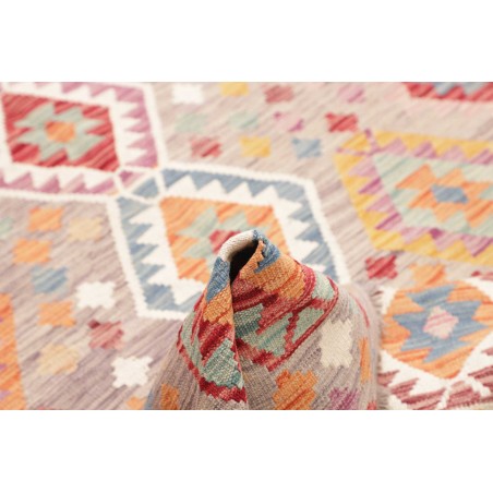 Tappeto Kilim Afghanistan beige marrone 159x206