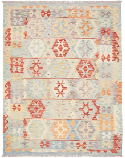 Tappeto Kilim Afghanistan bianco 150x193