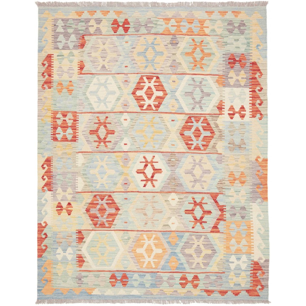 Tappeto Kilim Afghanistan bianco 150x193