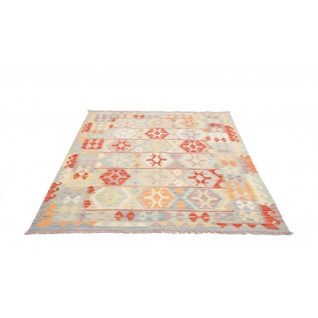 Tappeto Kilim Afghanistan bianco 150x193