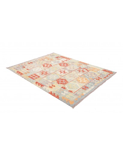 Tappeto Kilim Afghanistan bianco 150x193