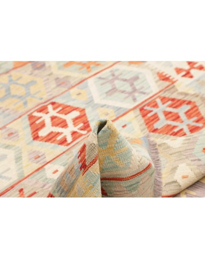 Tappeto Kilim Afghanistan bianco 150x193