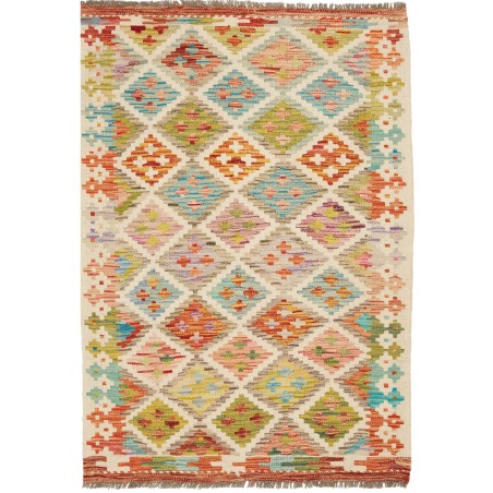 Tappeto Kilim Afghanistan marrone 86x123