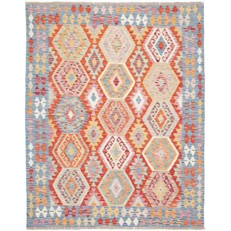 Tappeto Kilim Afghanistan beige marrone 155x196
