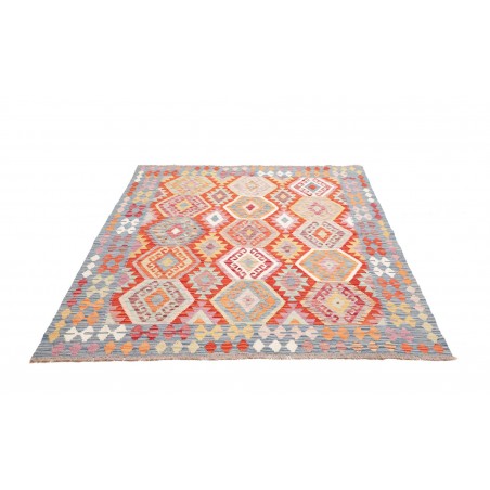Tappeto Kilim Afghanistan beige marrone 155x196
