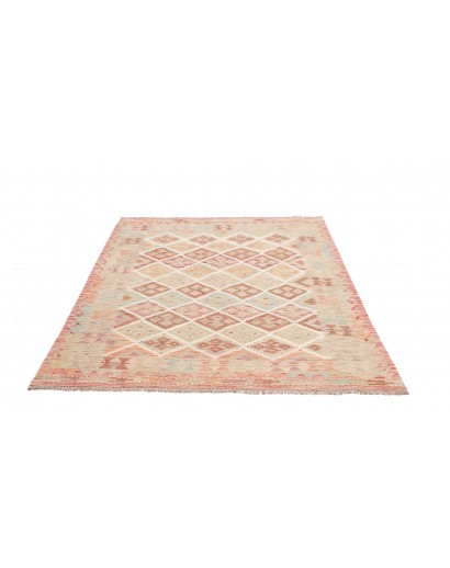 Tappeto Kilim Afghanistan beige marrone 152x191