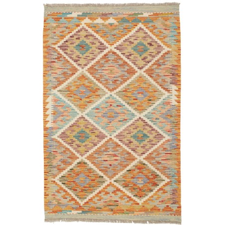Tappeto Kilim Afghanistan marrone 81x123