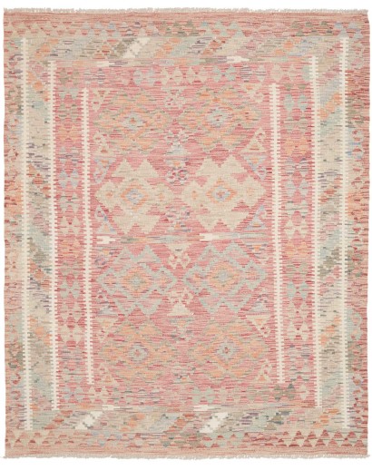 Tappeto Kilim Afghanistan marrone 164x205
