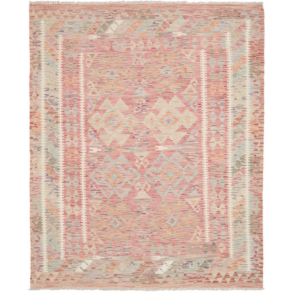 Tappeto Kilim Afghanistan marrone 164x205