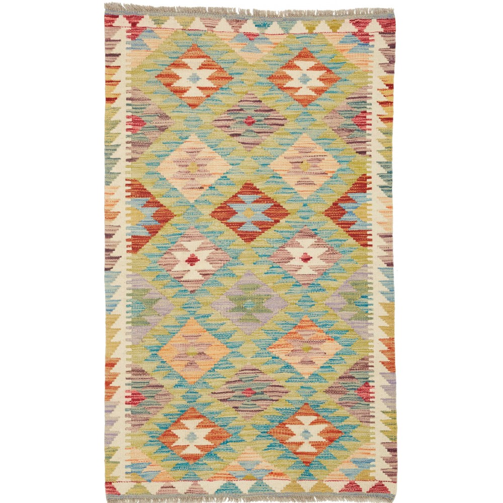 Tappeto Kilim Afghanistan marrone 77x128 Tappeto Kilim Afghanistan marrone 77x128