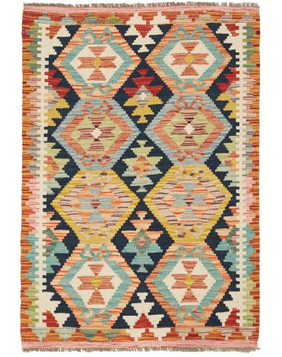 Tappeto Kilim Afghanistan marrone 85x120