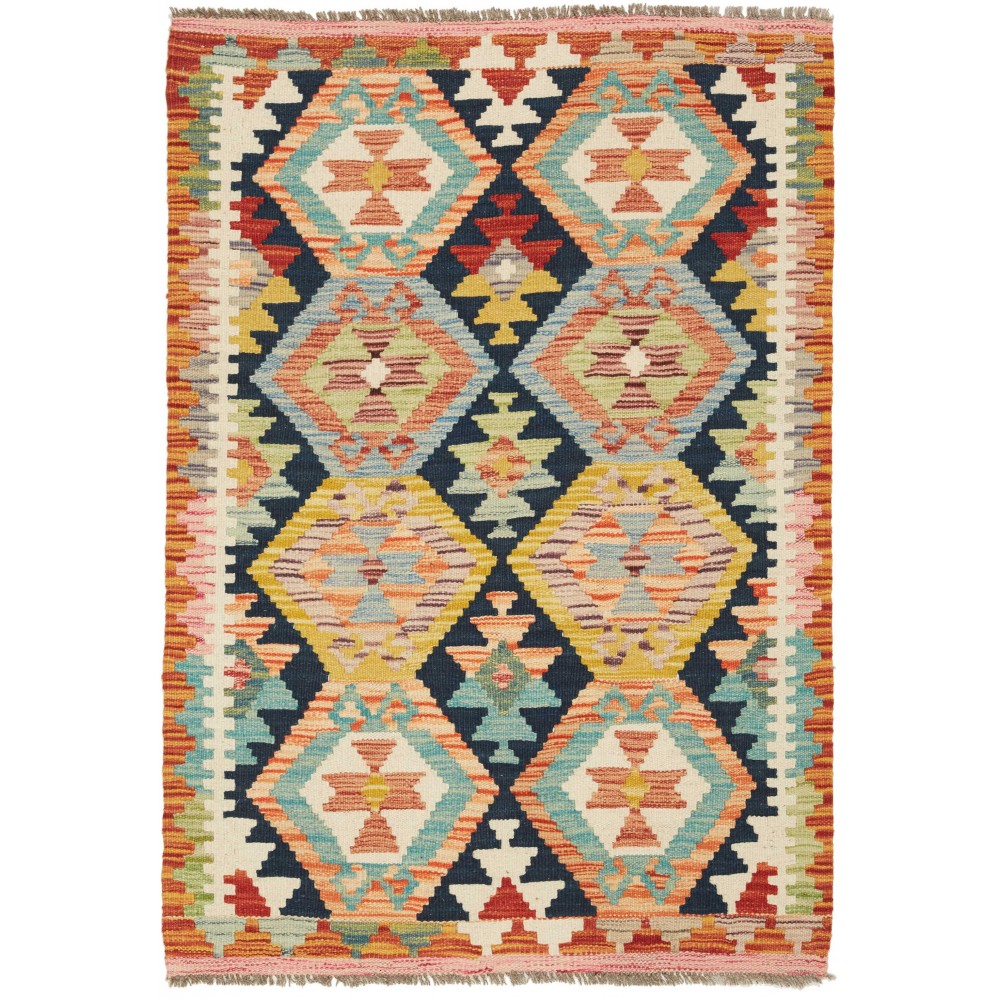 Tappeto Kilim Afghanistan marrone 85x120