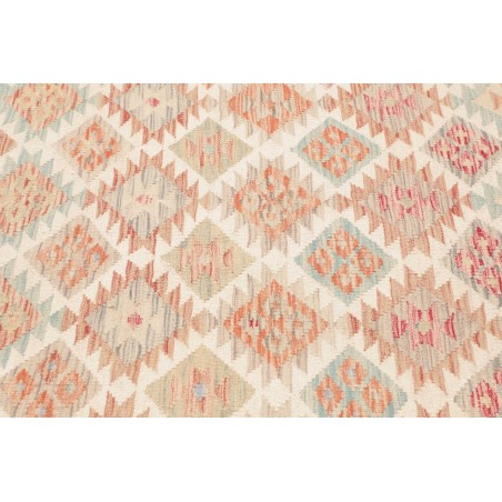 Tappeto Kilim Afghanistan bianco giallo 153x192