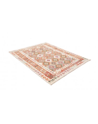 Tappeto Kilim Afghanistan bianco 154x188