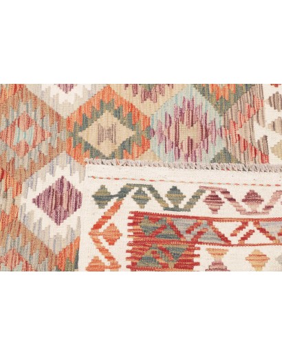 Tappeto Kilim Afghanistan bianco 154x188