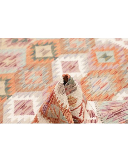 Tappeto Kilim Afghanistan bianco 154x188